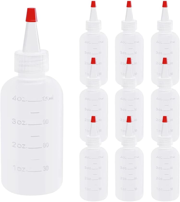 Plastic Squeeze Bottles (6 oz)