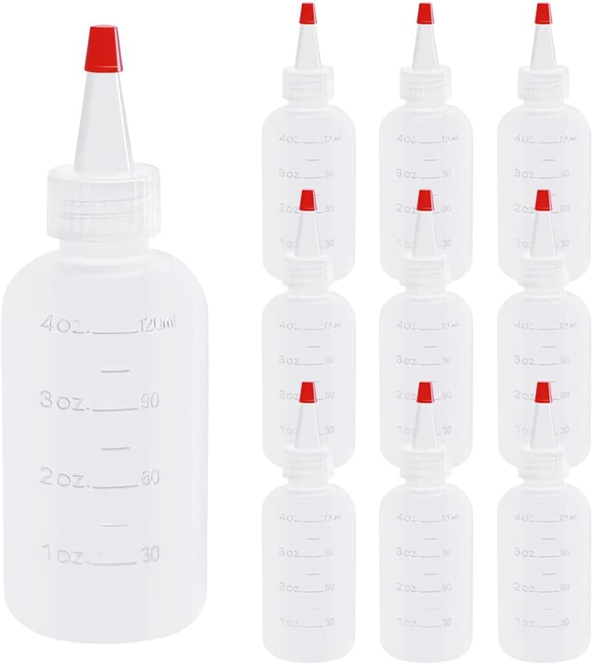 Plastic Squeeze Bottles (6 oz)